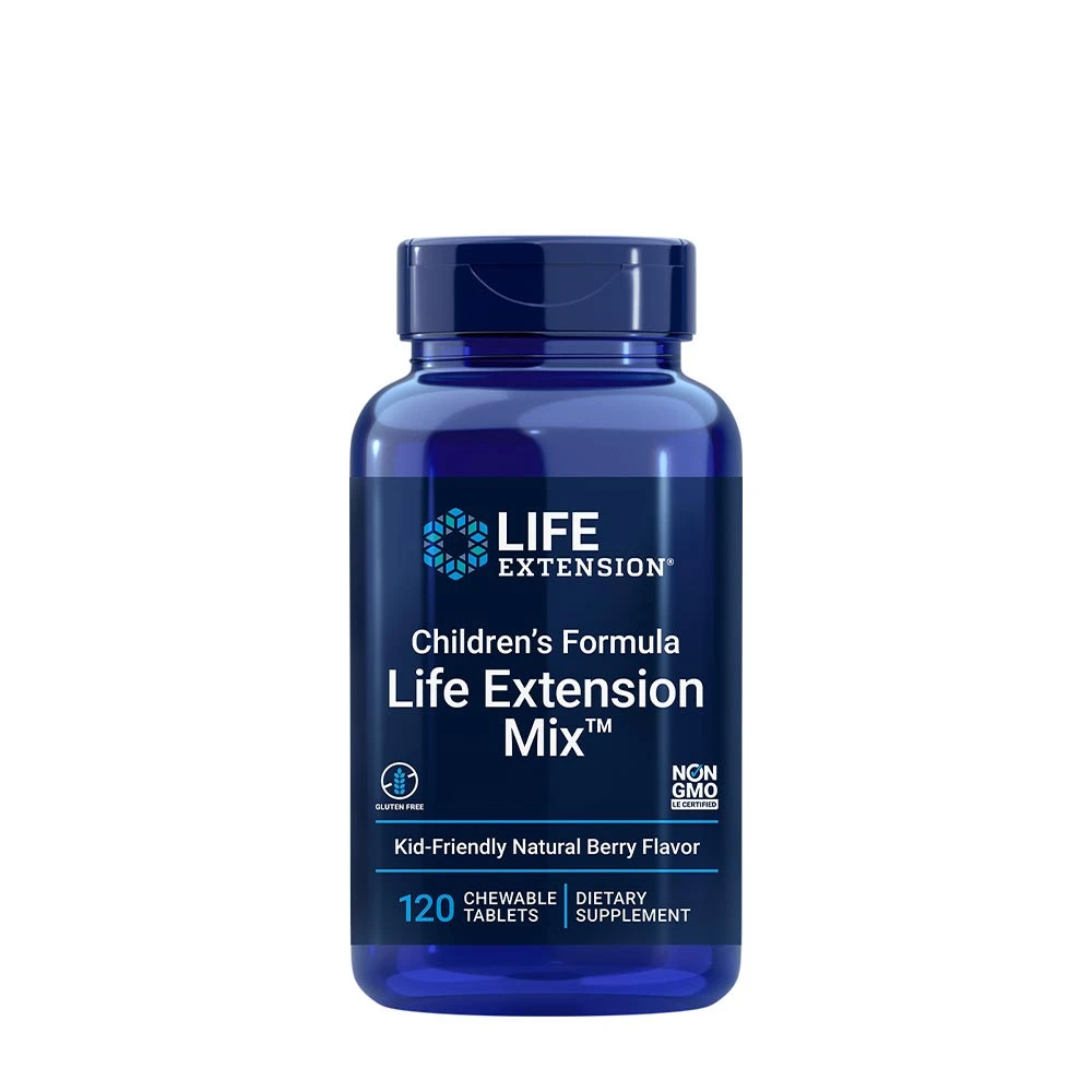 Life Extension - Childrens Formula Life Extension Mix, Naturlig Bärsmak - 120 tuggtabletter | Vitaminer och MineralerHälsa och välbefinnandeHälsokostBarns hälsa | Apoteka