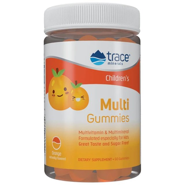 Trace Minerals - Barns Multivitamin Gummies, Apelsin - 60 stycken | Vitaminer och MineralerMultivitaminerHälsokostBarns hälsa | Apoteka