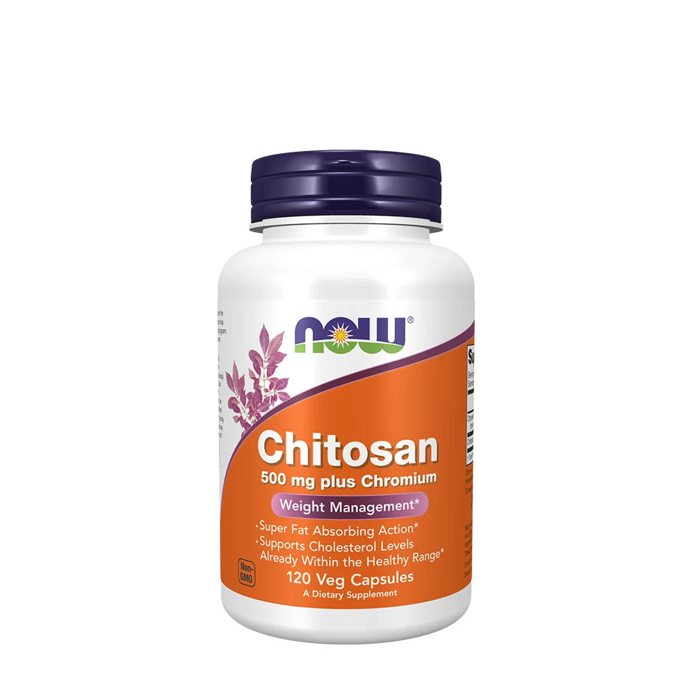 NOW - Chitosan 500 mg med Krom, kapslar