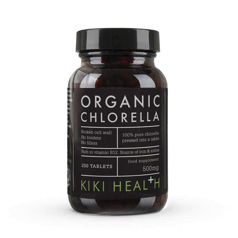 KIKI Health - Chlorella, 500 mg, 200 tabletter | Veganska produkterHälsa och välbefinnandeHälsokostSpirulinaÖrter och växtbaserade preparat | Apoteka