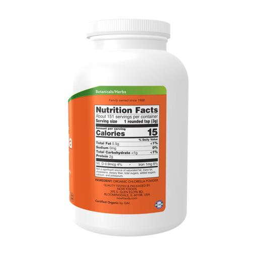 NOW Foods - Chlorella, Rent Pulver, 113g - Bild 4
