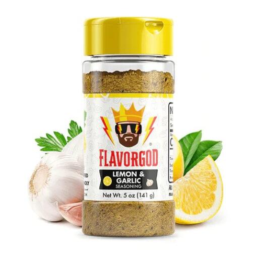 Citron- & hvidløgskrydderi - 141 gram