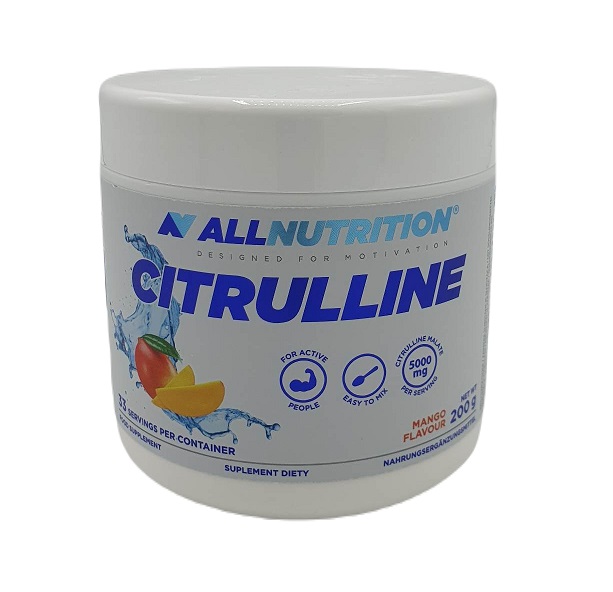 Allnutrition - Citrullin, Mango, 200g | HälsokostSköldkörtelns regulatorerKväveoxidförstärkare | Apoteka