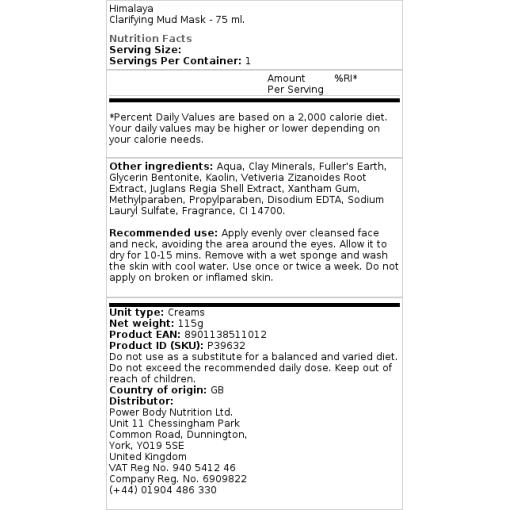 Himalaya - Klarnande leransiktsmask, 75 ml - Bild 2