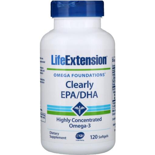 Life Extension - Clearly EPA/DHA, 120 mjukkapslar - Bild 3