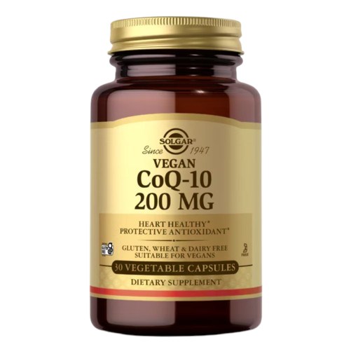 Solgar - CoQ-10, 200 mg, 30 kapslar | Vitaminer och MineralerHälsa och välbefinnandeAntioxidanterHälsokostCoQ10Koenzym Q10 | Apoteka