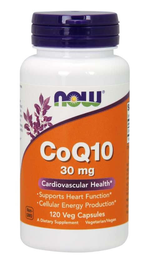 NOW Foods - CoQ10, 30 mg, 120 vegetabiliska kapslar | Vitaminer och MineralerVeganska produkterHälsa och välbefinnandeHälsokostCoQ10Koenzym Q10 | Apoteka