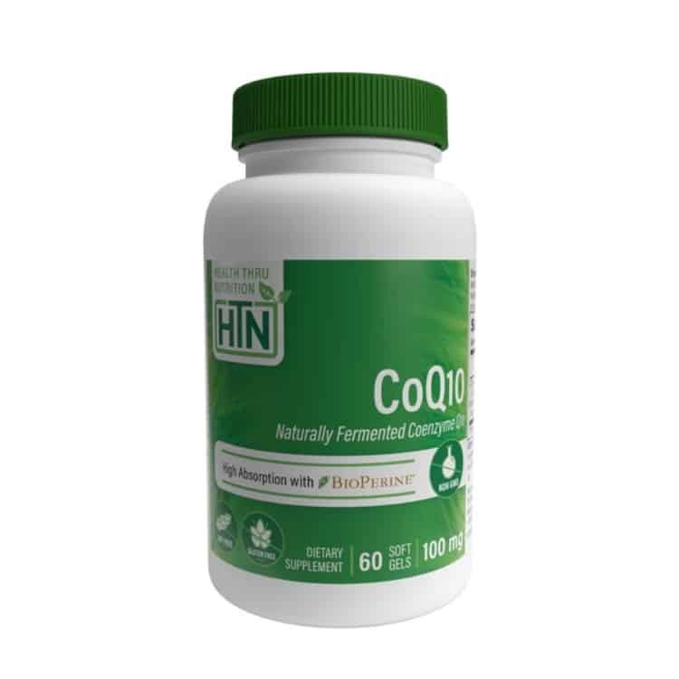 Health Thru Nutrition - CoQ10 med BioPerine, 60 mjukkapslar | Hälsa och välbefinnandeAntioxidanterHälsokostKoenzym Q10 | Apoteka