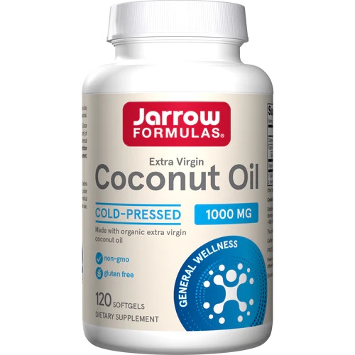 Jarrow Formulas - Extra Virgin Kokosolja, 1000 mg - 120 kapslar | Omegas - EFA - CLA - oljorOmega och fiskoljaHälsokostMCT-olja | Apoteka