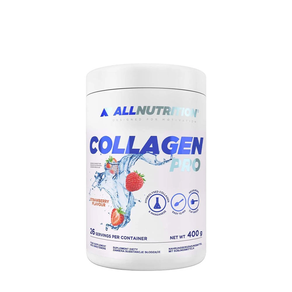 Allnutrition - Collagen Pro, Jordgubb, 400g | Vitaminer och MineralerHälsokostKollagen | Apoteka