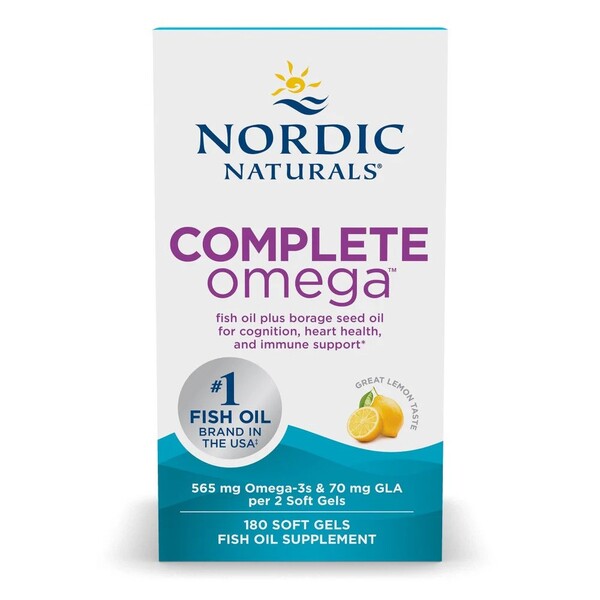 Nordic Naturals - Complete Omega, 565 mg Citron, 180 kapslar | Omega och fiskoljaHälsokostOmega & Näringsoljor | Apoteka