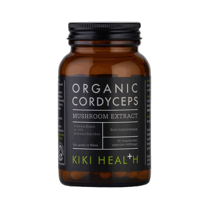 KIKI Health - Ekologiskt Cordycepsextrakt, 400 mg - 60 vegetabiliska kapslar | Vitaminer och MineralerVeganska produkterHälsa och välbefinnandeHälsokostSvamptillskottÖrter och växtbaserade preparat | Apoteka