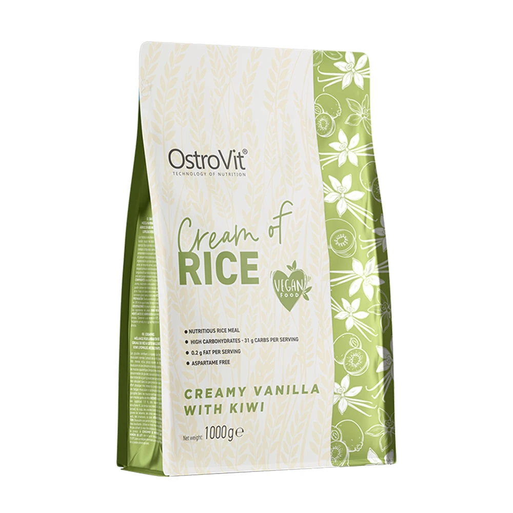 OstroVit - Cream of Rice, Krämig Vanilj med Kiwi, 1000g | HälsokostKostproteinGainers och kolhydrater | Apoteka