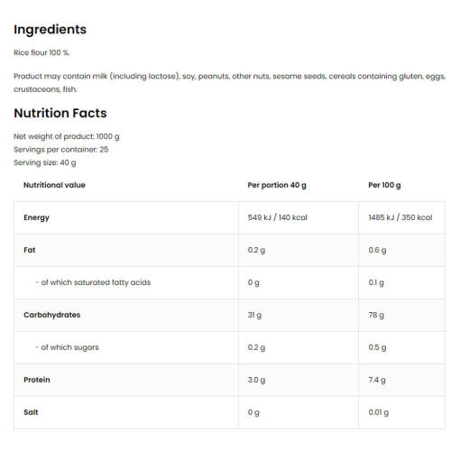 Natural - 1000g