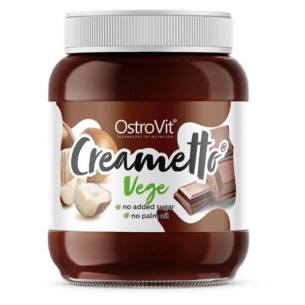 OstroVit - Creametto Vege, Kakao & Hasselnöt - 350g | Nya produkterHälsokostNötsmör | Apoteka