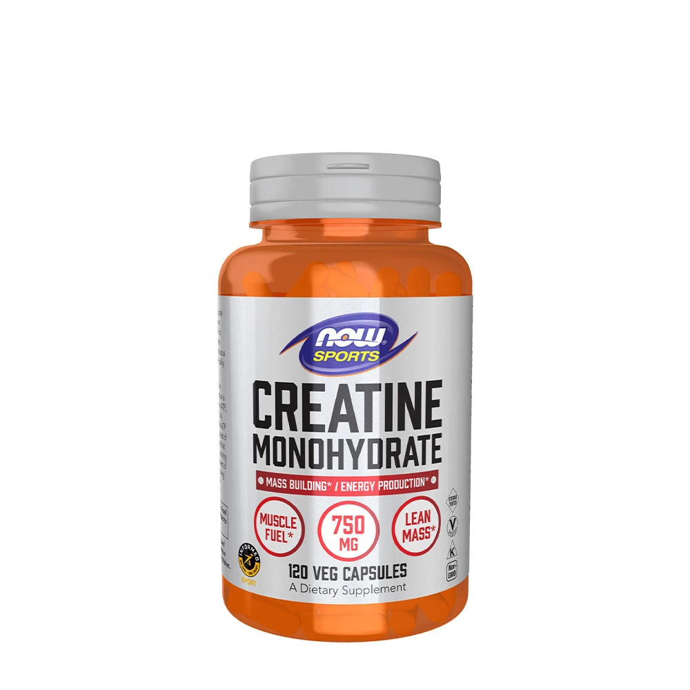 NOW - Kreatinmonohydrat, 750 mg | Vitaminer och MineralerVeganska produkterHälsa och välbefinnandeHälsokostKreatintillskottKreatinmonohydratFitness och träning | Apoteka