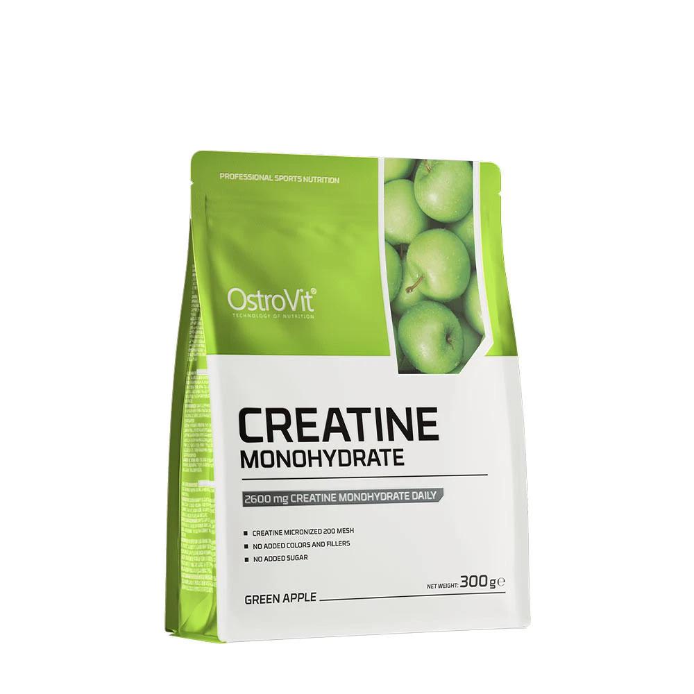 OstroVit - Kreatinmonohydrat, Grönt Äpple - 300g | Vitaminer och MineralerHälsokostKreatintillskottKreatinmonohydratFitness och träning | Apoteka