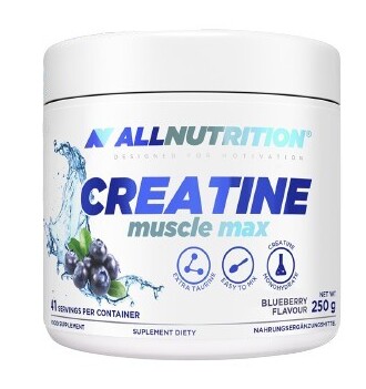 Allnutrition - Creatine Muscle Max, Blåbär - 250g | HälsokostKreatintillskottKreatinmonohydratFitness och träning | Apoteka