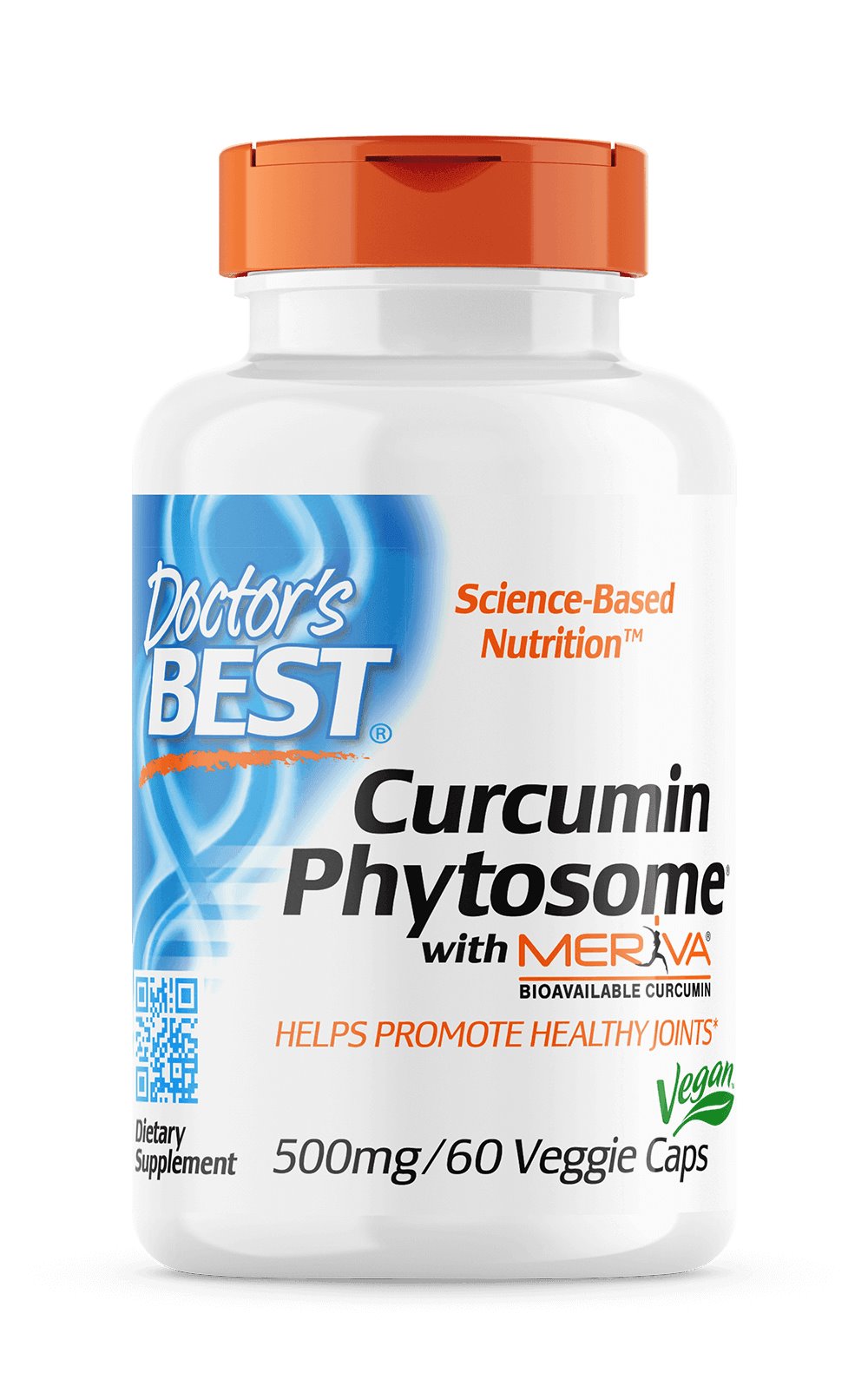 Doctors Best - Curcumin Phytosome, 500 mg - 60 vegetabiliska kapslar | Vitaminer och MineralerVeganska produkterHälsa och välbefinnandeHälsokostGurkmeja | Apoteka