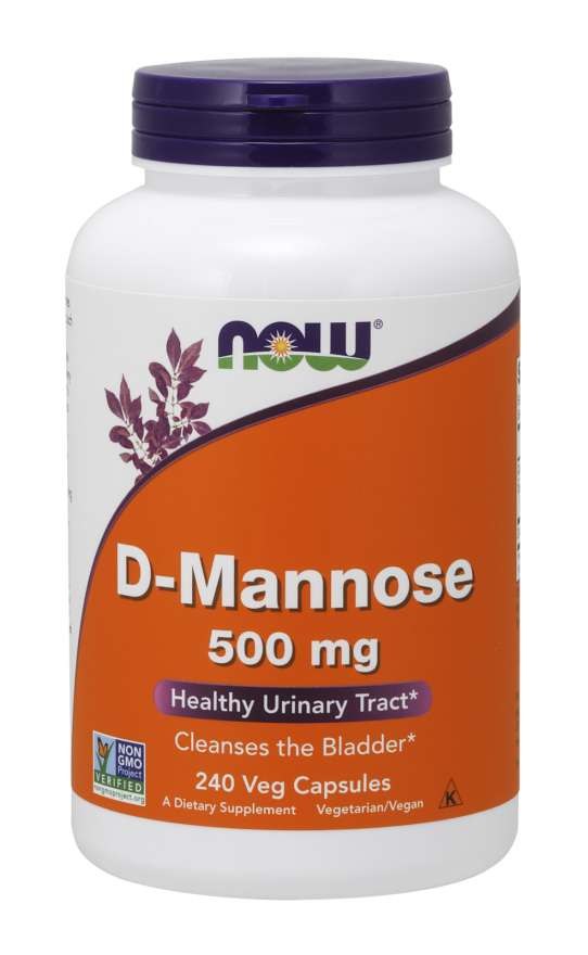 NOW Foods - D-Mannos, 500 mg, 240 vegetabiliska kapslar | Vitaminer och MineralerHälsa och välbefinnandeHälsokostSpeciell formelUrinvägshälsa | Apoteka