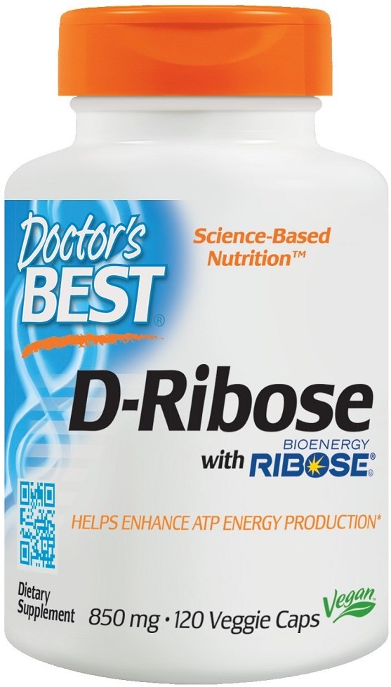Doctors Best - D-Ribose, 850 mg - 120 vegetabiliska kapslar | Vitaminer och MineralerVeganska produkterHälsa och välbefinnandeHälsokost | Apoteka