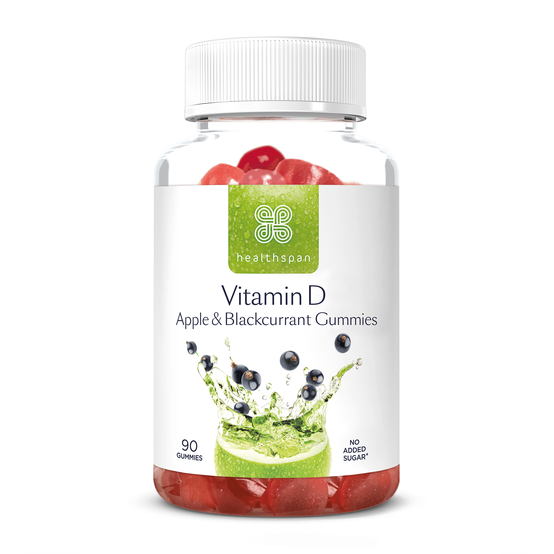 Healthspan - D-vitamin Gummies, äpple och solbär, 30 gummies | Vitaminer och MineralerHälsa och välbefinnandeD-vitaminHälsokost | Apoteka
