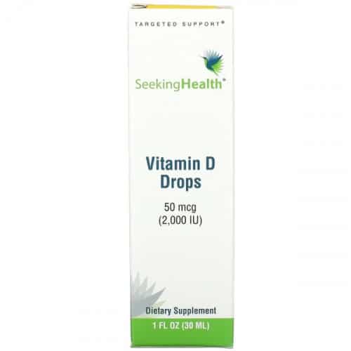Seeking Health - D-vitamindråpar, 50 mcg, 30 ml | Vitaminer och MineralerHälsa och välbefinnandeVissa vitaminerD-vitaminImmunförsvaretHälsokost | Apoteka