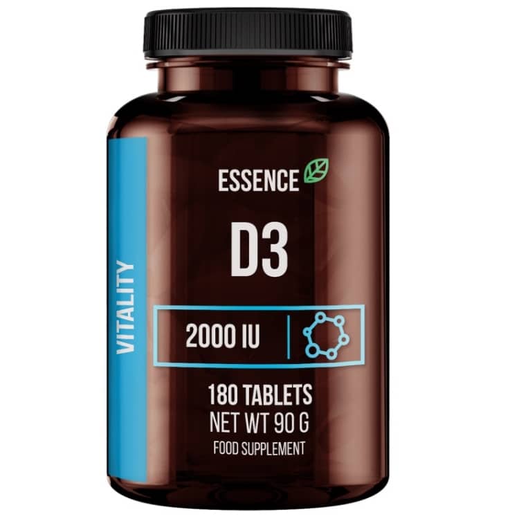 Essence Nutrition - D3 2000 IE, 180 tabletter | Vitaminer och MineralerVissa vitaminerD-vitaminHälsokostD3 | Apoteka