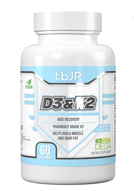 Trained by JP - D3 &amp; K2, 60 kapslar | Vitaminer och MineralerVeganska produkterD-vitaminK-vitaminHälsokost | Apoteka