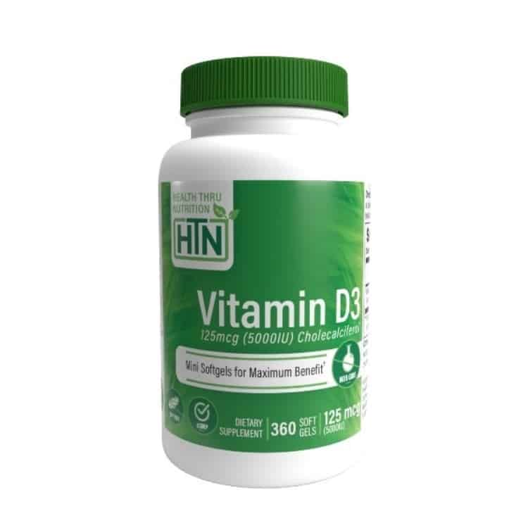 Health Thru Nutrition - D3-vitamin, 5000 IE, 360 mjukkapslar | Vitaminer och MineralerHälsa och välbefinnandeVissa vitaminerD-vitaminHälsokostD3 | Apoteka