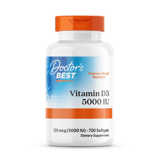Doctor's Best - Vitamin D3, 5000 IE, 720 kapslar - Bild 4