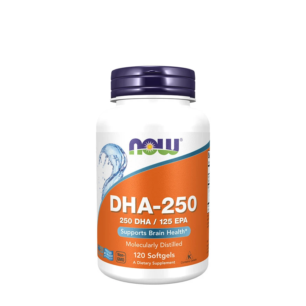 NOW - DHA-250, 250 DHA / 125 EPA, 120 mjukkapslar | Vitaminer och MineralerVeganska produkterOmegas - EFA - CLA - oljorOmega och fiskoljaHälsokostOmega & Näringsoljor | Apoteka