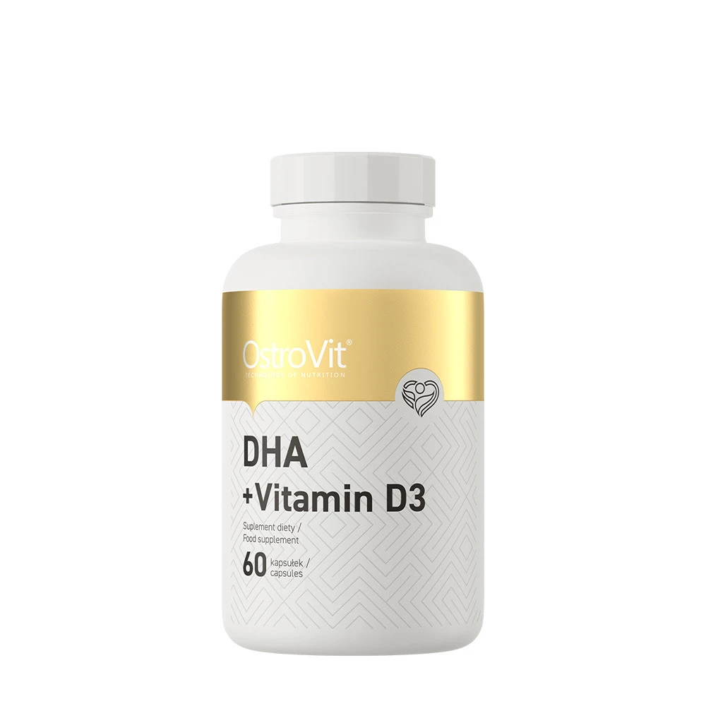 OstroVit - DHA + Vitamin D3, 60 kapslar | Vitaminer och MineralerD-vitaminHälsokostOmega & Näringsoljor | Apoteka