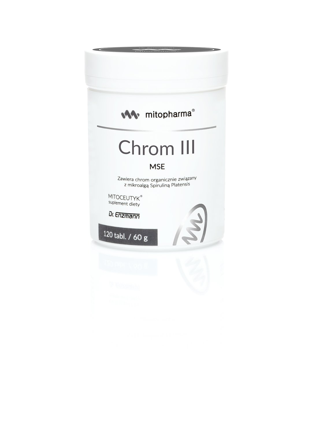 Dr. Enzmann MSE - Trivalent Krom, 120 tabletter | Vitaminer och MineralerVissa mineralerSpirulinaKrompikolinat | Apoteka