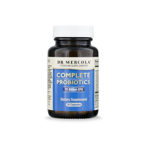 Dr. Mercola - Complete Probiotics, 70 miljarder CFU, 30 kapslar | Vitaminer och MineralerMatsmältningshälsaProbiotikaAcidophilus – Mjölksyrabakterier för Mage & Tarmflora | Apoteka