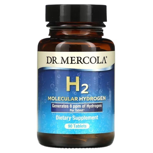 Dr. Mercola - H2 Molekylärt Väte, 90 tabletter | Vitaminer och Mineraler | Apoteka