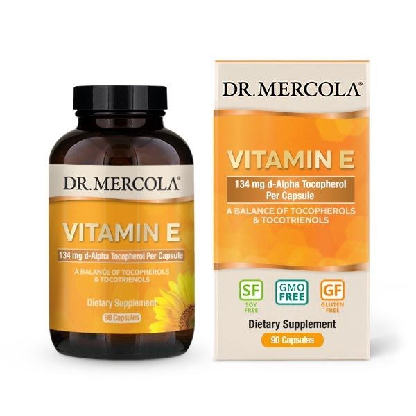 Dr. Mercola - Vitamin E, 90 kapslar | Vitaminer och MineralerVissa vitaminerVitamin E | Apoteka