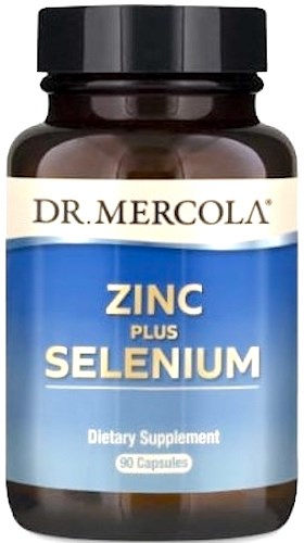 Dr. Mercola - Zink och Selen, 90 kapslar | Vitaminer och MineralerVissa mineralerZinkSelen | Apoteka