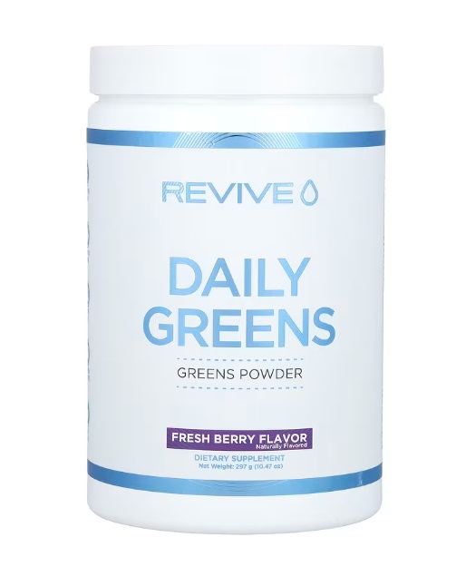 Revive - Dagligt Grönt Pulver, Färska Bär - 297g | Veganska produkterHälsa och välbefinnandeHälsokost | Apoteka