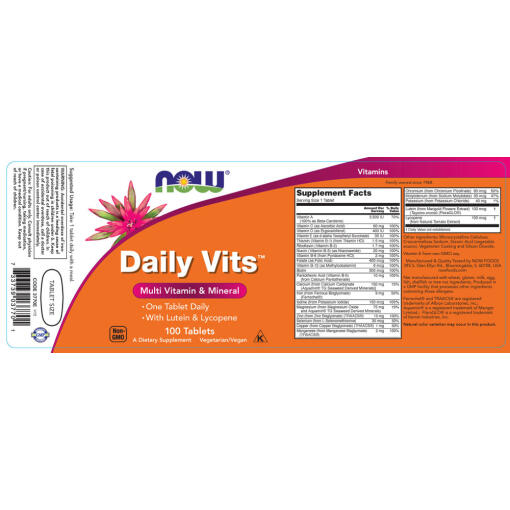 NOW - Daily Vits Multivitamintabletter - Bild 2