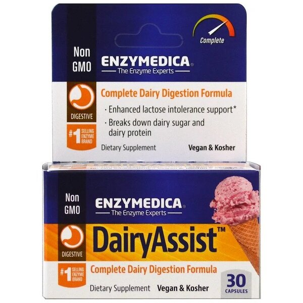 Enzymedica - DairyAssist, 30 kapslar | Vitaminer och MineralerVeganska produkterHälsa och välbefinnandeHälsokostEnzymer | Apoteka