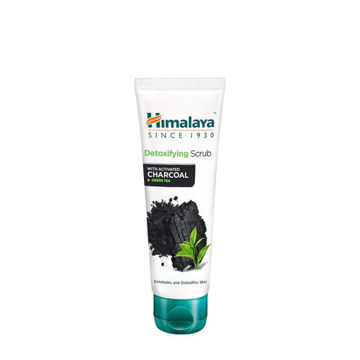 Detoxifying Scrub with Activated Charcoal & Green Tea - 75 ml.