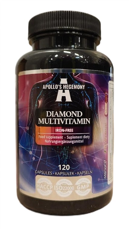 Apollos Hegemony - Diamond Multivitamin Utan Järn, 120 kapslar | MultivitaminerHälsokostJärn | Apoteka