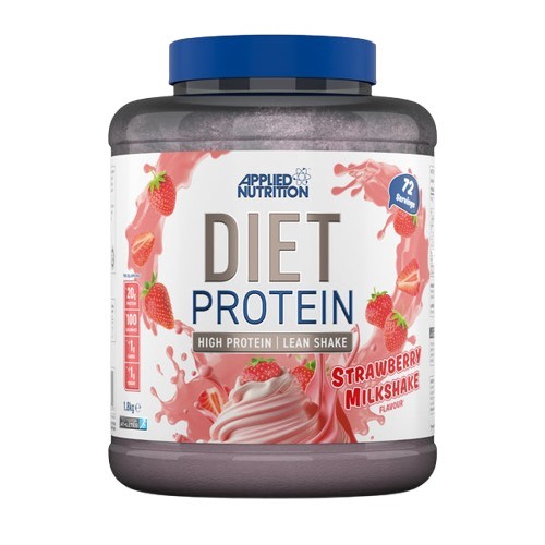 Applied Nutrition - Diet Whey, Jordgubb Milkshake - 1800g | ViktkontrollHälsokostVassleproteinAllt-i-ett kosttillskottGainers och kolhydrater | Apoteka