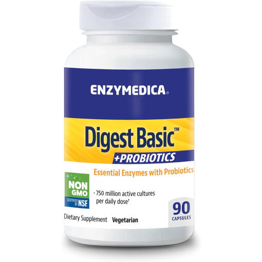 Enzymedica - Digest Basic + Probiotika, 90 kapslar - Bild 2