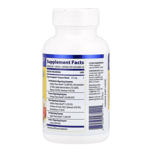 Enzymedica - Digest Complete, 90 kapslar - Bild 2