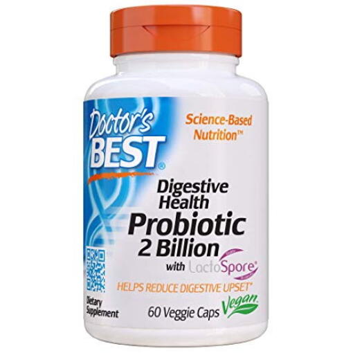 Digestive Health Probiotic 2 Billion with LactoSpore - 60 vcaps
