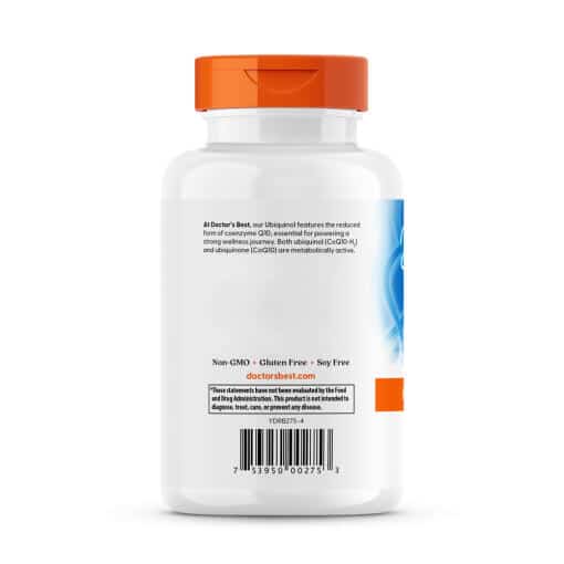Doctor's Best - Ubiquinol med Kaneka, 200 mg, 120 mjuka kapslar - Bild 3