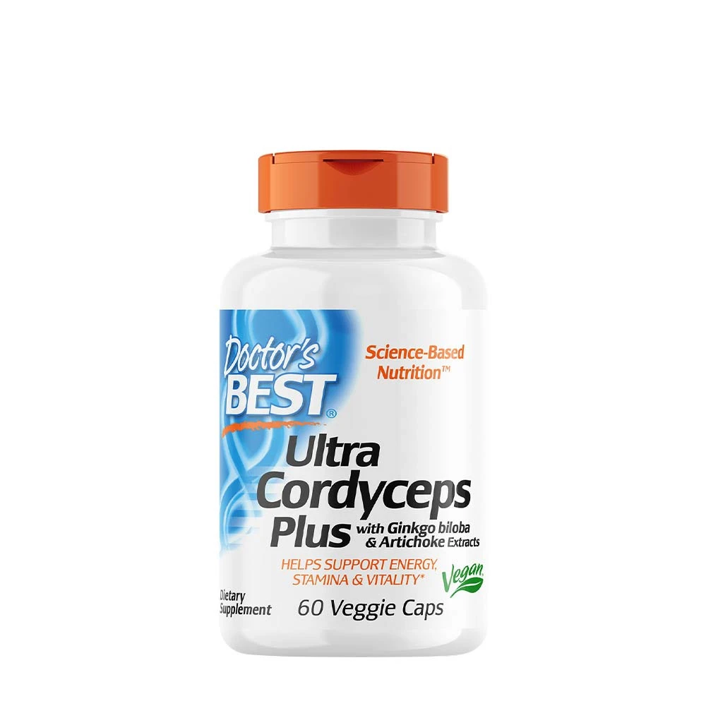 Doctors Best - Ultra Cordyceps Plus, 60 vegetabiliska kapslar | Vitaminer och MineralerVeganska produkterHälsa och välbefinnandeHälsokostSvamptillskott | Apoteka