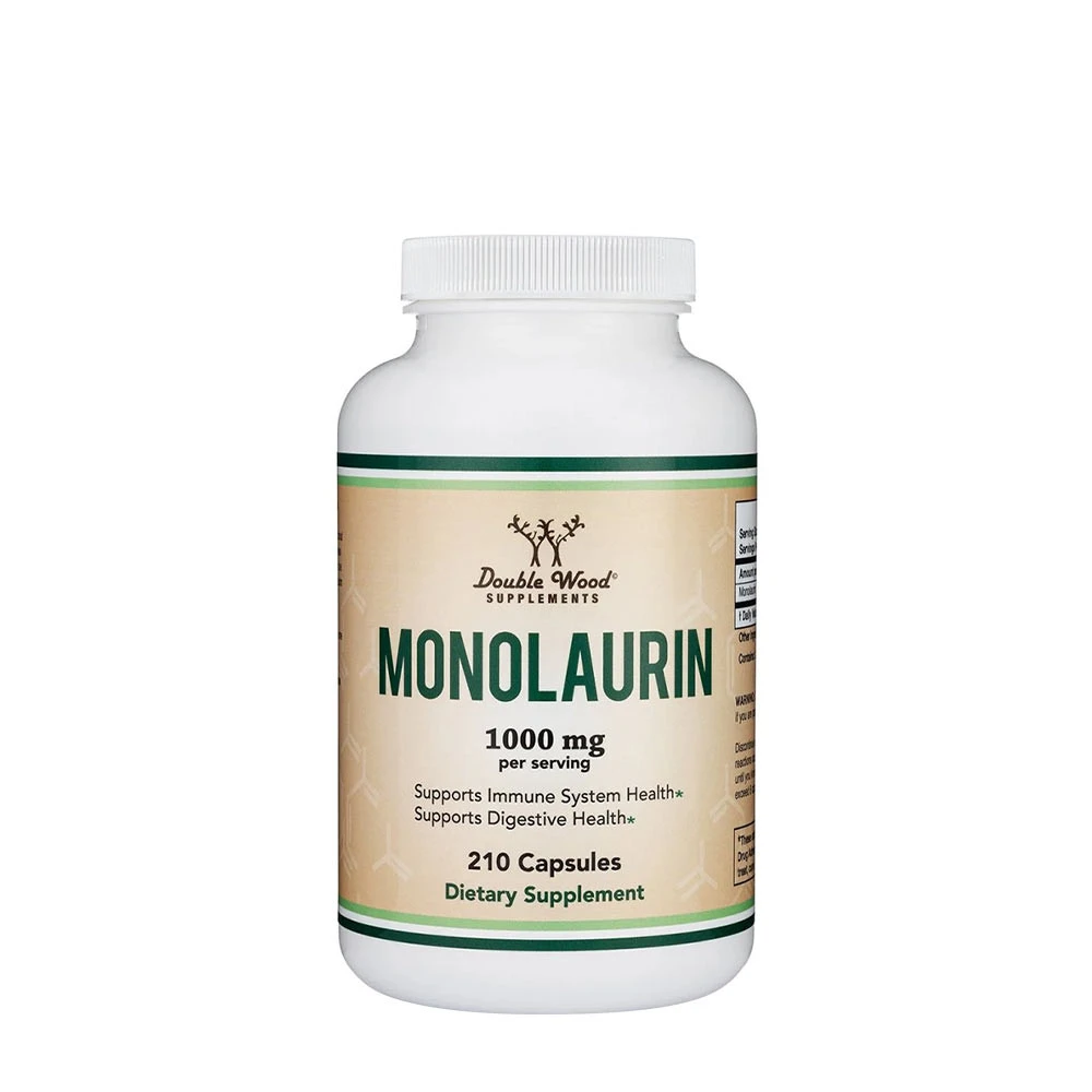 Double Wood Supplements - Monolaurin (210 kapslar) | Vitaminer och MineralerHälsa och välbefinnandeHälsokostBiohacking | Apoteka